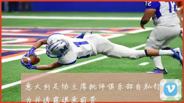 意大利足协主席批评俱乐部自私行为并透露退意前景